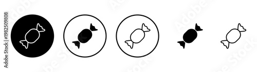 Candy icon vector. candy sign and symbol.