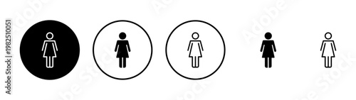 Female icon vector. woman sign and symbol