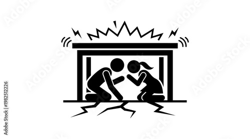 Earthquake Safety Drop Cover and Hold On