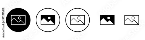 Picture icon vector. photo gallery sign and symbol. image icon