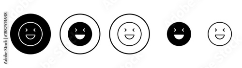 Smile icon vector. smile emoticon icon. feedback sign and symbol