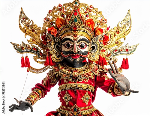 Traditional Javanese Wayang Kulit 