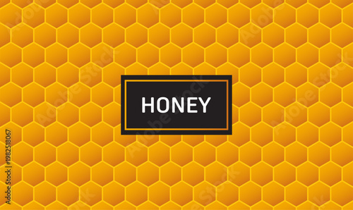 Vector Illustration of Honey