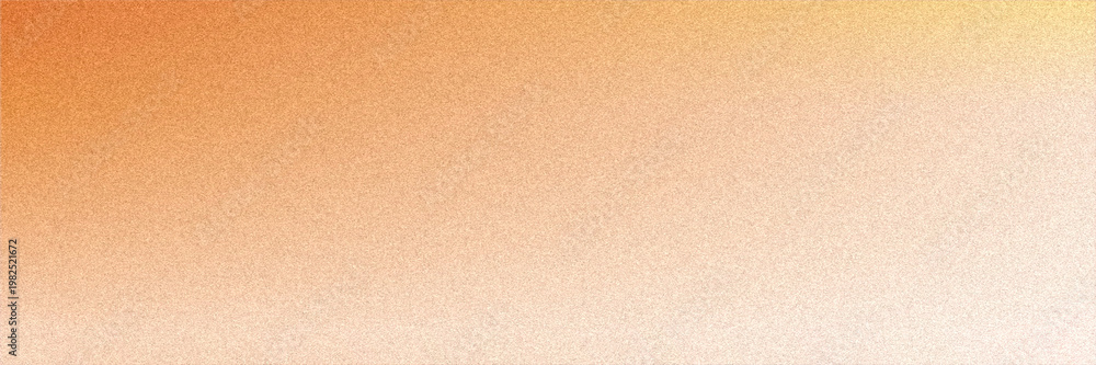 Fototapeta premium Gentle peach gradient fading into white with fine grain texture, creating a warm, welcoming minimalist background perfect for lifestyle branding, packaging, or web design.