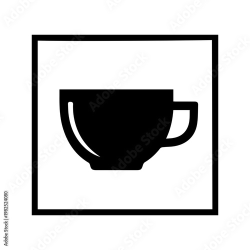 Minimalist Tea Cup Icon