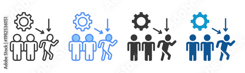 Redundancy Icon Set Multiple Style Collection