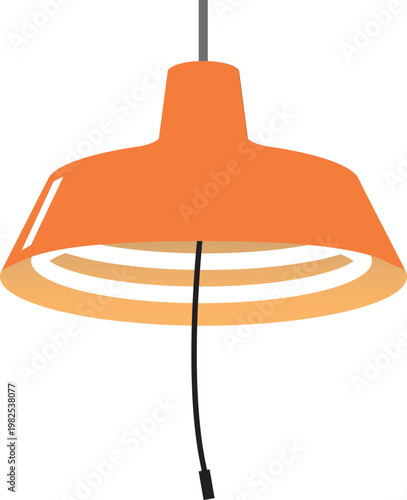 室内の吊り下げライト