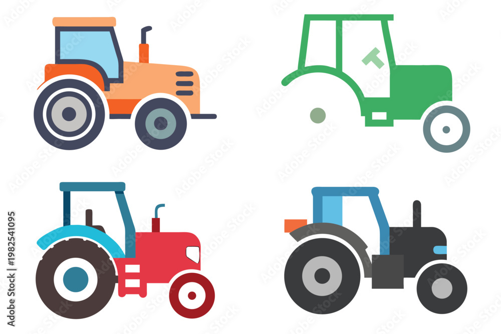 Naklejka premium Tractor