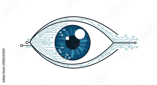 Close up of blue eye.