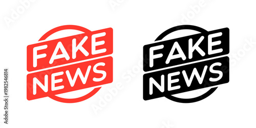 Vector Fake News Labels