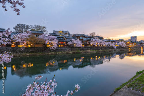 Kazue machi Chaya District in Kanazawa City, Ishikawa Prefecture, Hokuriku, Japan