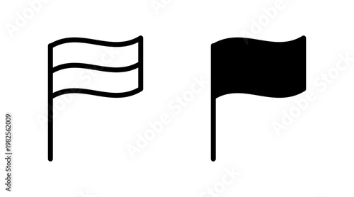 Flag icon set vector. flag symbol vector
