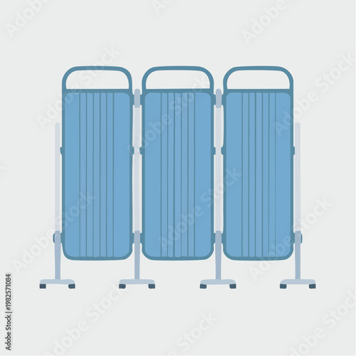 Hand saw illustration with yellow and brown handle
