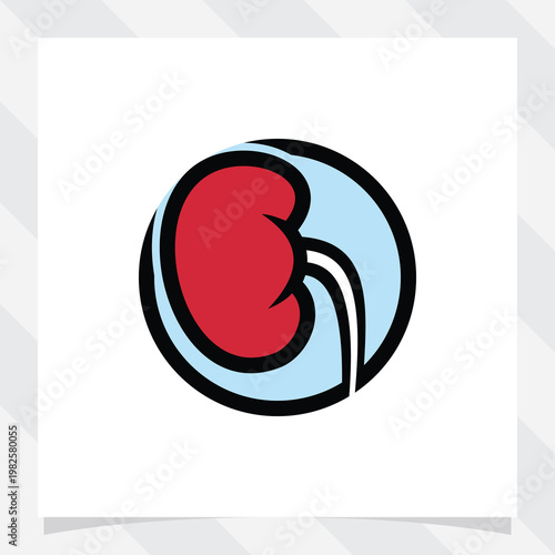 healthy kidney vector illustration. suitable for logo design and icon.