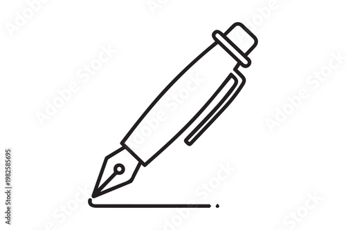 Fountain Pen Writing Symbol