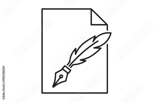 Writing and Literature Concept Icon