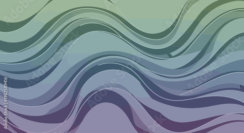Abstract flowing waves gradient background, smooth curves, gentle motion, pastel colors, modern design.