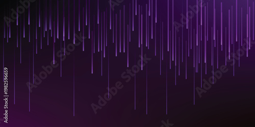 Abstract Digital Wave Technology Background. Dark Space With Grid Line.