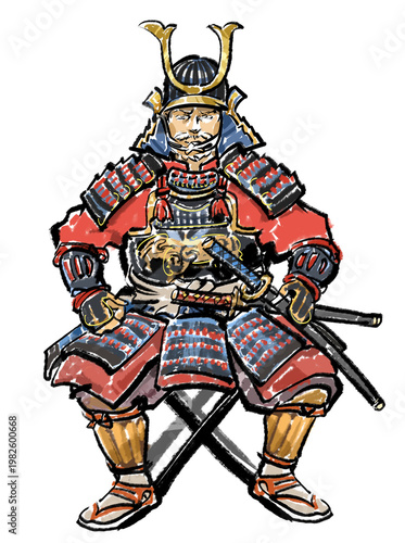 甲冑侍座像