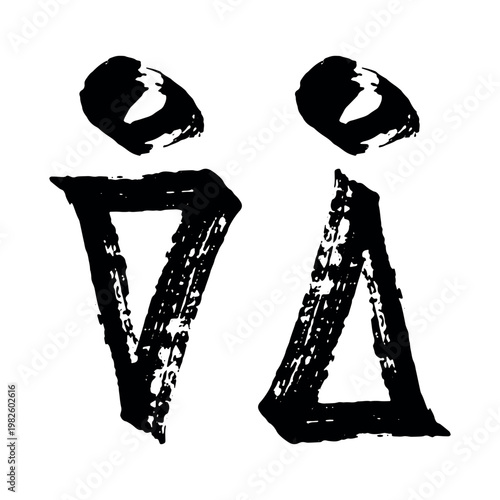 Hand drawn female and male gender identity sign Girls and boys Man and woman pictogram Lady and gentleman for restroom, toilet, washroom, lavatory, closet, WC, bathroom, door sticker