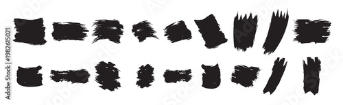  vintage retro ink paint brush shape vintage retro paint 