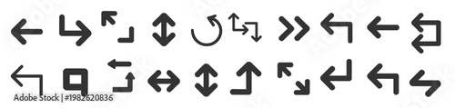  comprehensive arrow icon set for navigation and directional
