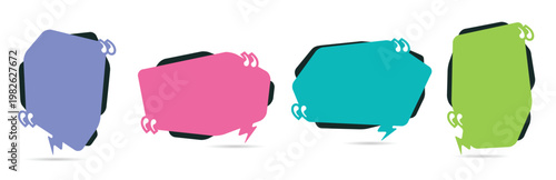 quotes frames for idea and quotation template vector 