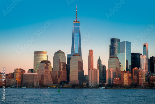 Принти на полотні New York with Manhattan