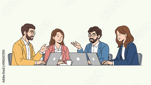 A simple black and white illustration of an analog clock face with hour and minute hands on isolated white background