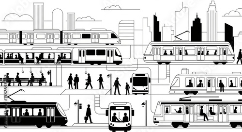 Urban Transportation Systems with People and Buildings.