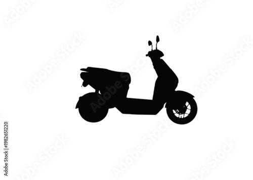 silhouette of a biker
