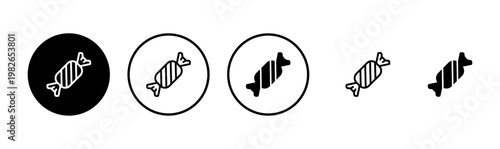 Candy icon logo design. candy sign and symbol.