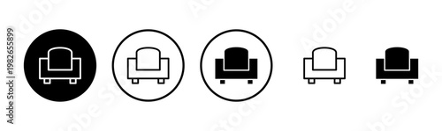 Sofa icon logo design. sofa sign and symbol. furniture icon