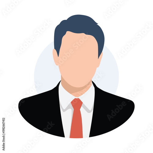 Businessman represents professional success.