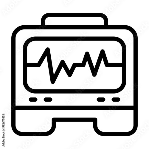 heartbet monitor icon line