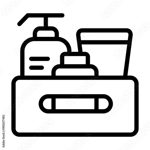 hygiene kit icon line
