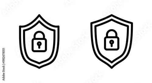 Security icon symbol for apps and websites. protection icon. privacy. vpn