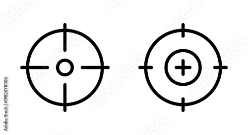 Target icon symbol for apps and websites. goal icon vector. target marketing sign and symbol