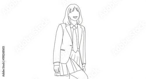 Woman in a blazer and crossbody bag, elegant and stylish.