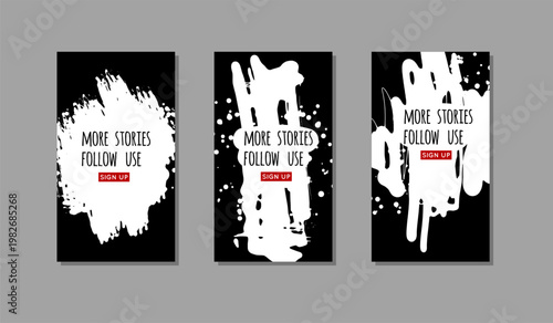 Abstract trendy universal artistic banner template . Design for cover, invitation, banner, placard, brochure, poster, card, flyer and other Vector illustration