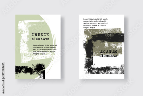 Abstract trendy universal artistic banner template . Design for cover, invitation, banner, placard, brochure, poster, card, flyer and other Vector illustration