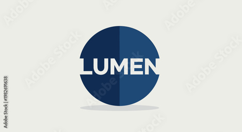 Lumen logo on a blue circle with a light gray background.