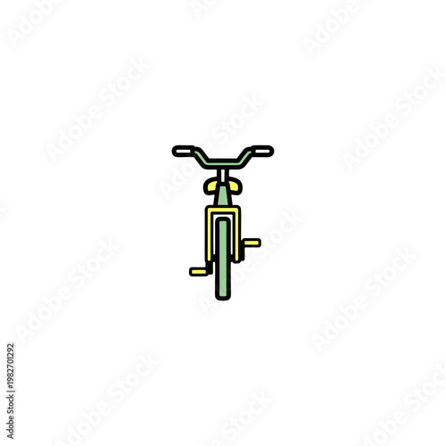 bicycle isolated on white background