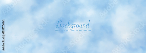 Abstract watercolor art background template. blue watercolor backdrop empty space for text, banner, presentation or product display graphic design