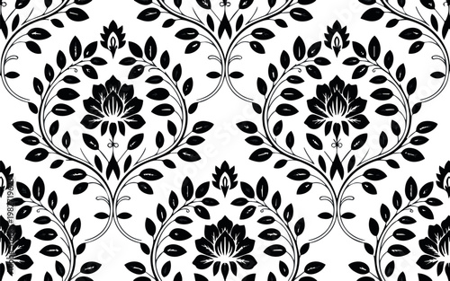 Lotus mandala tattoo motif for body art