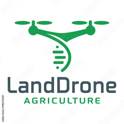 LandDrone logo representing agricultural drone technology for farming applications
