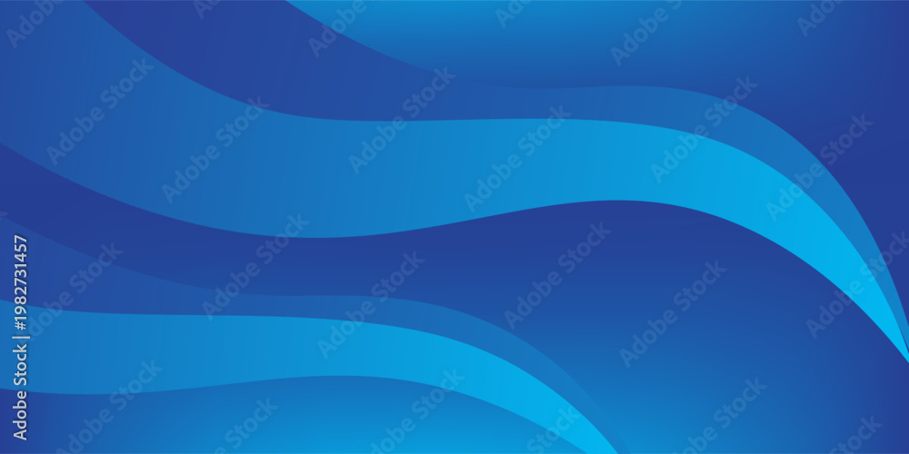Fototapeta premium PrintAbstract blue liquid wave background. Fluid composition of shapes. Eps10 vector