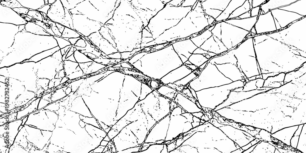 Obraz premium Elegant white marble texture with dense natural veins abstract polished stone background design.
