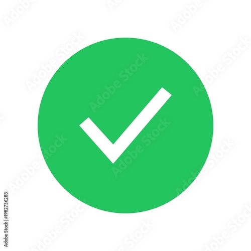 Free Download Minimal approved badge icon with simple circle and check mark. Clean flat SVG design ideal for verification, validation, quality assurance, and approval systems in modern UI. - GFXLoad