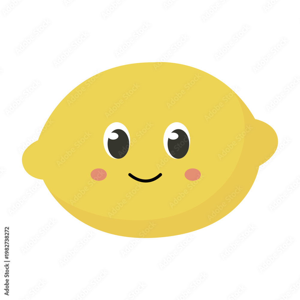 Obraz premium Vector graphic icon for Lemon
